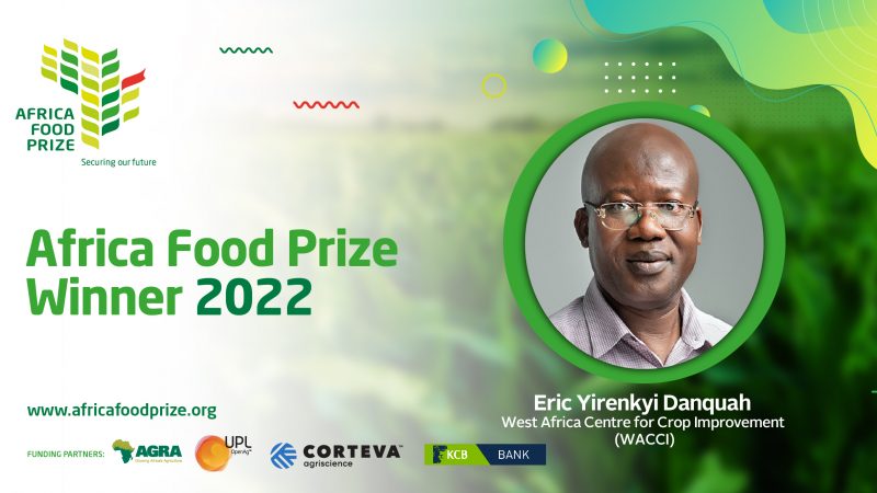 Prof. Eric Danquah named Africa Food Prize 2022 Winner