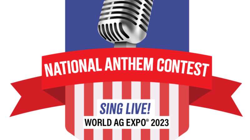 New in 2023: World Ag Expo® National Anthem Contest