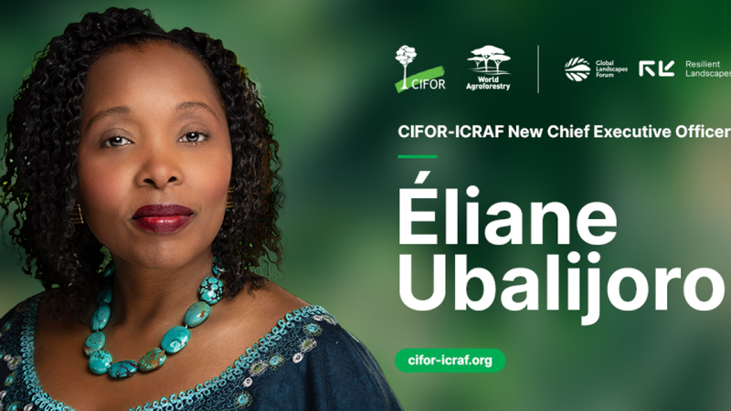 CIFOR-ICRAF appoints First African woman CEO of a CGIAR Research Center