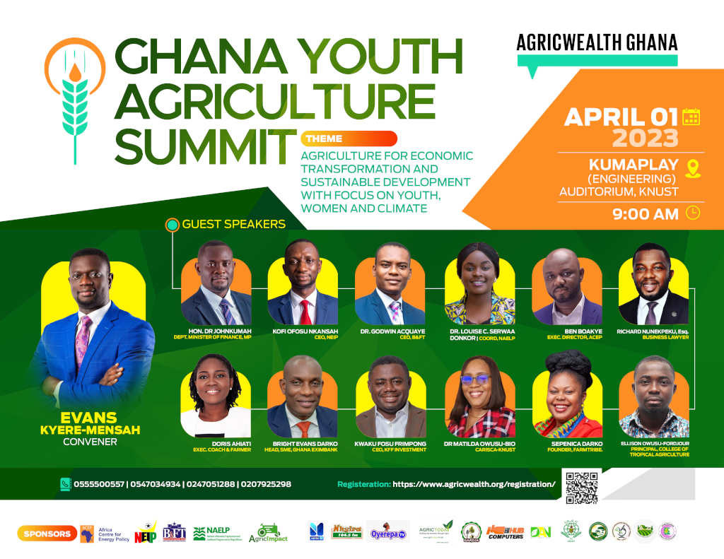 Ghana Youth Agriculture Summit 2023 banner