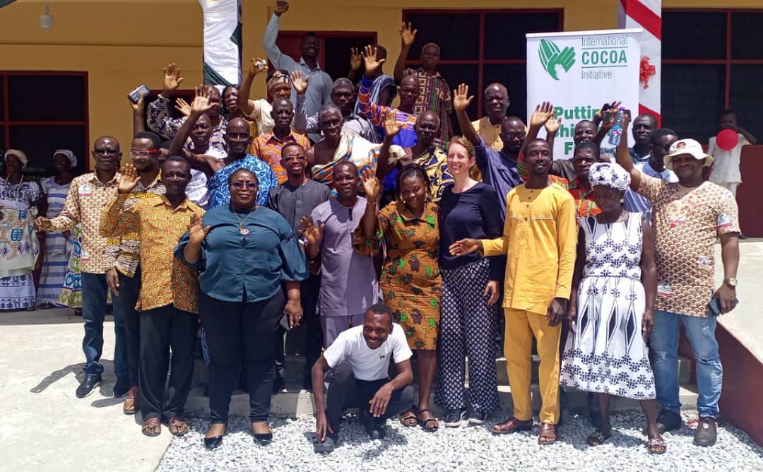 International Cocoa Initiative hands over 3 unit classroom block and auxiliary facility to Akweteykrom Basic School