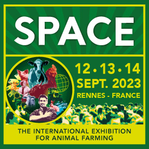 The international exhibition for animal farming is happening on the 12th, 13th and 14th of September 2023 in Rennes, France.