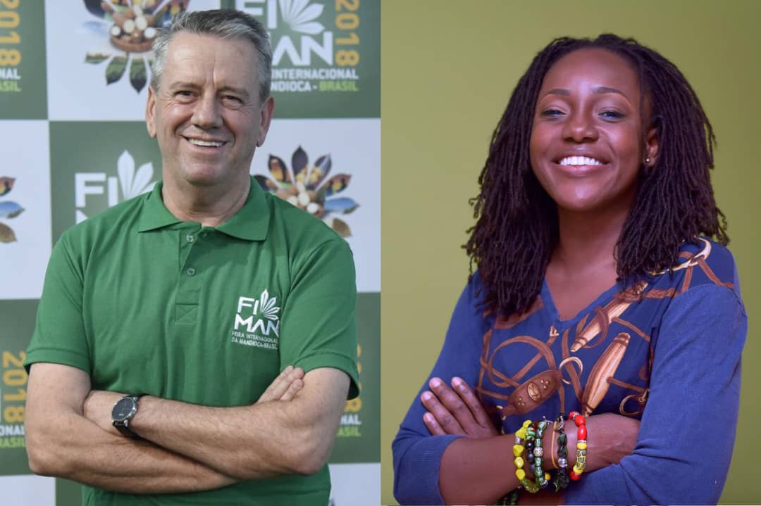 Mr. Mauricio Gehlen, Owner, Podium Alimentos and Ms. Alberta Nana Akyaa Akosa, Executive Director, Agrihouse Foundation 