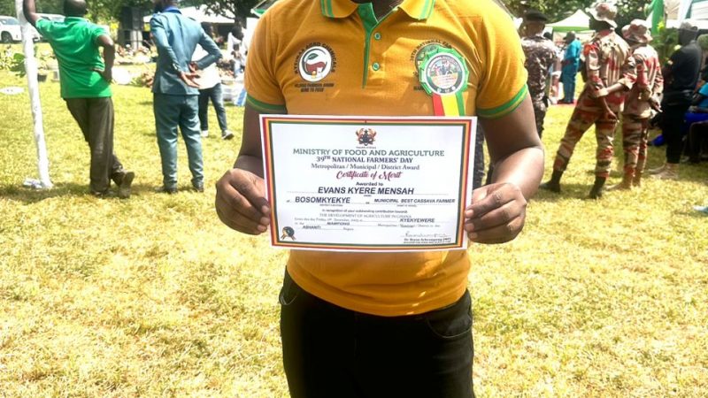 Pastor Adjudged Best Municipal Cassava Farmer