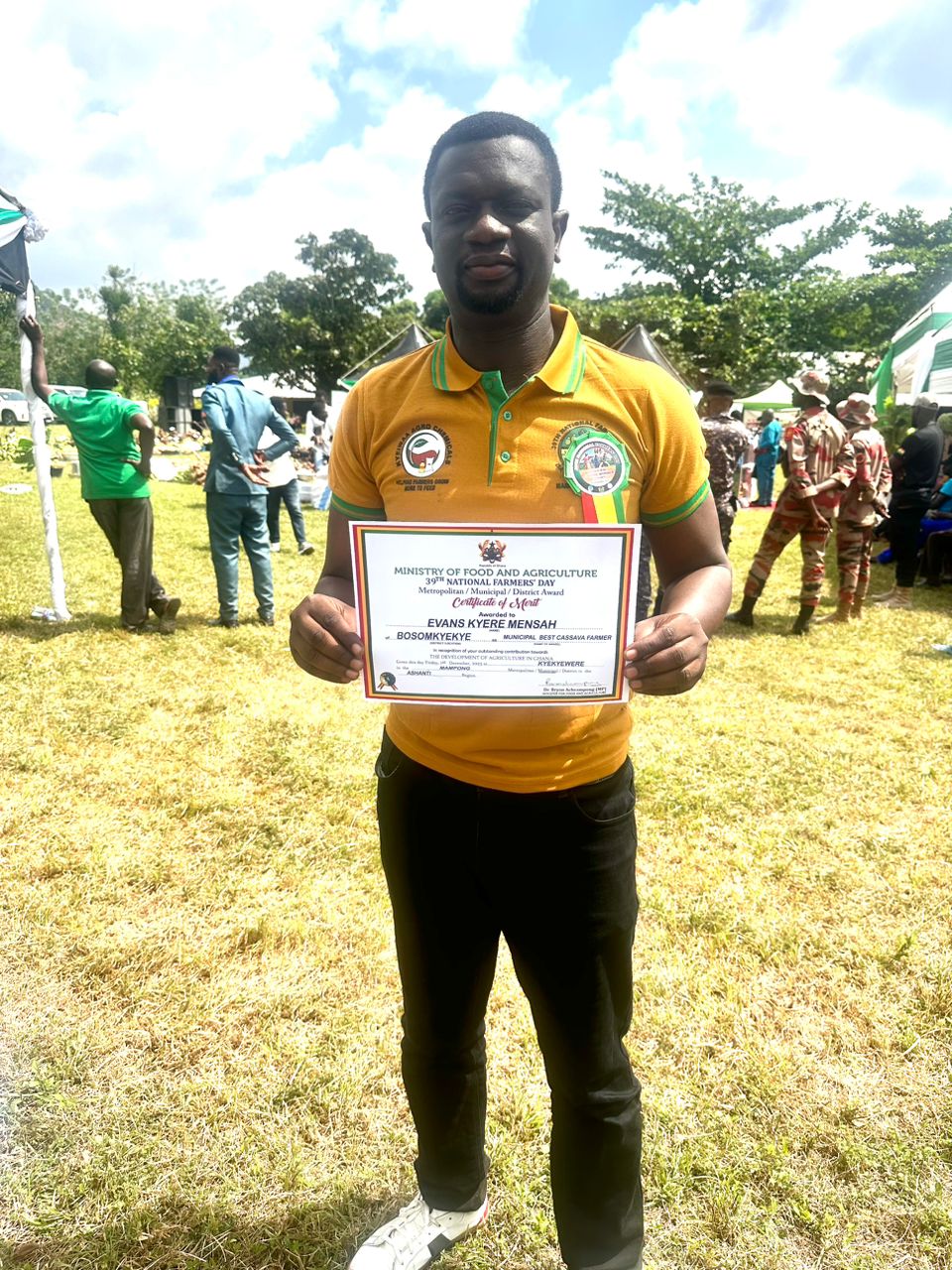 Pastor Adjudged Best Municipal Cassava Farmer