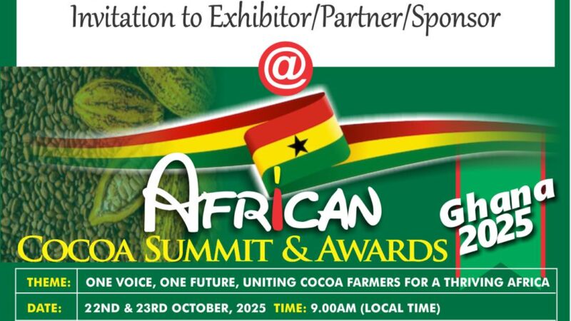 COFAAA COMMENDS COCOA STAKEHOLDERS’ PREPARATION TOWARDS EUDR COMPLIANCE, AND ANNOUNCES AFRICA COCOA SUMMIT AND AWARDS EVENT AT ACCRA GHANA