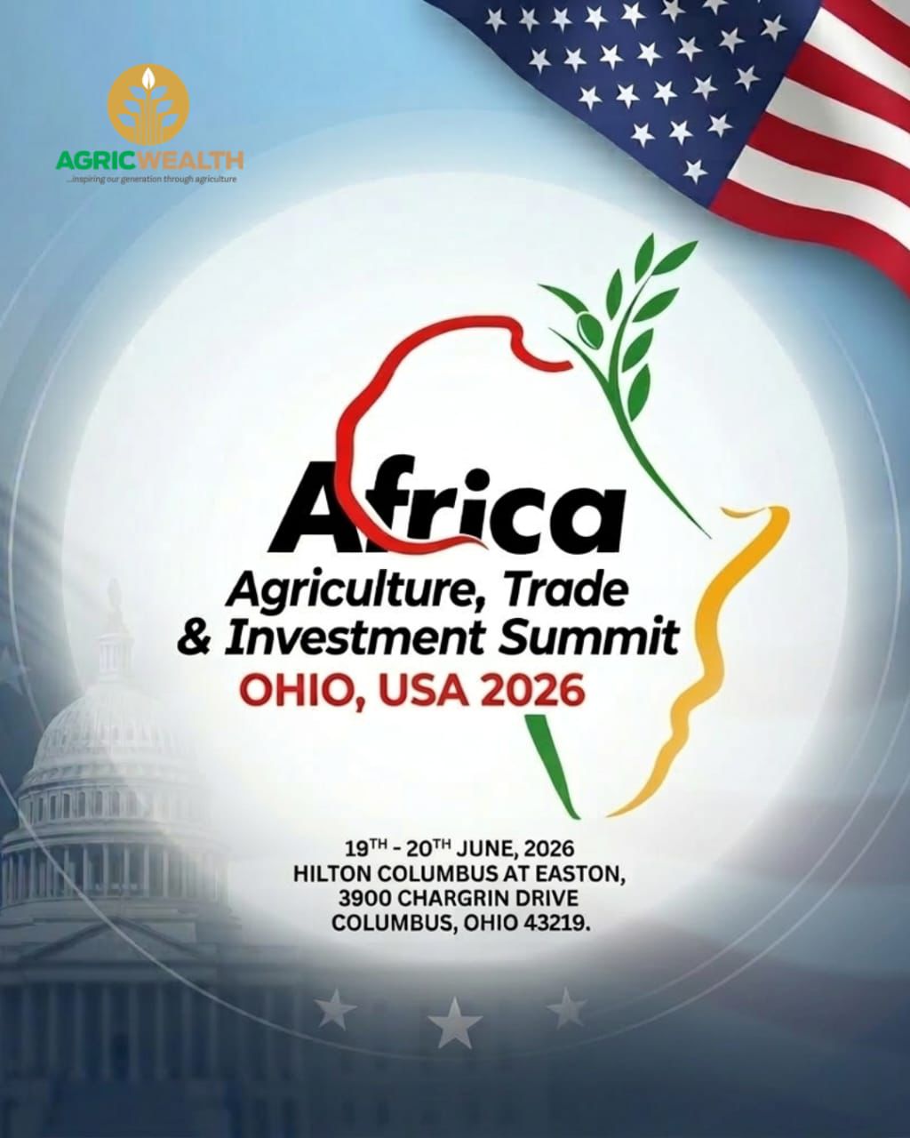 Agricwealth to Host USA- Africa Agriculture, Trade and Investment Summit in Ohio