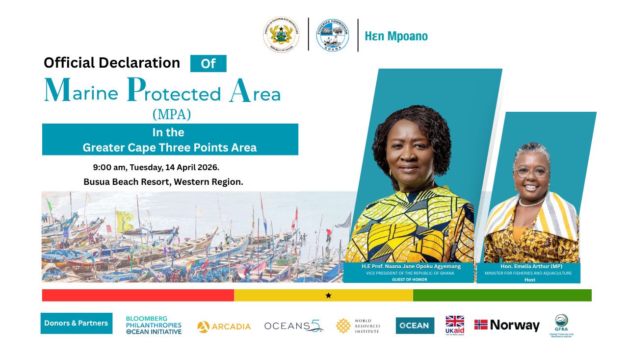 Ghana Declares First-Ever Marine Protected Area at Greater Cape Three Points